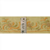Sanskriti Vintage Border Hand Beaded Zari Zardozi 1 YD Indian Trim Cream Lace