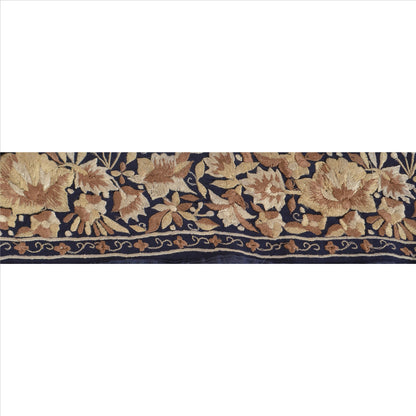 Sanskriti Vintage Sari Border Hand Beaded 1 Yd Indian Trim Sewing Maroon Lace