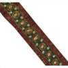Sanskriti Vintage Sari Border Hand Beaded 1 Yd Craft Trim Sewing Green Lace