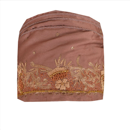 Sanskriti Vintage Sari Border Hand Beaded 1 Yd Indian Trim Sewing Pink Lace