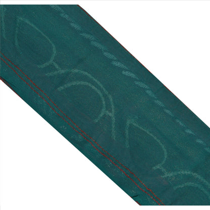 Sanskriti Vintage Sari Border Hand Beaded 1 Yd Indian Trim Sewing Blue Lace