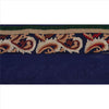 Sanskriti Vintage Saree Border Embroidered 1 Yd Indian Trim Sewing Blue Lace