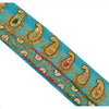 Sanskriti Vintage Sari Border Hand Beaded 1 Yd Indian Trim Sewing Blue Lace