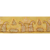 Sanskriti Vintage Sari Border Hand Beaded 1Yd Indian Trim Sewing Cream Zari Lace
