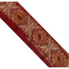 Sanskriti Vintage Sari Border Hand Beaded 1 Yd Indian Trim Sewing Dark Red Lace
