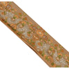 SANSKRITI VINTAGE Border Hand Embroidered 1 YD Trim Sewing Brown Zardozi Lace