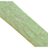 Sanskriti Vintage Sari Border Embroidered 1 Yd Trim Sewing Green Indian Lace