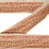 Sanskriti Vintage Sari Border Hand Embroidered Suzani 1Yd Trim Sewing Craft Lace