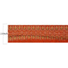Sanskriti Vintage Sari Border Hand Embroidered Zari 1YD Trim Sewing Orange Lace