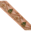 SANSKRITI VINTAGE Border Hand Beaded 1 YD Indian Trim Sewing Peach Zari Lace