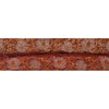 Sanskriti Vintage Sari Border Hand Embroidered 1 Yd Trim Sewing Brown Craft Lace