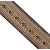 Sanskriti Vintage Sari Border Woven 1 Yd Trim Sewing Brown Craft Floral Lace