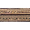 Sanskriti Vintage Sari Border Woven 1 Yd Trim Sewing Brown Craft Floral Lace