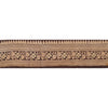 Sanskriti Vintage Sari Border Woven 1 Yd Trim Sewing Brown Craft Floral Lace