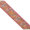Sanskriti Vintage Sari Border Embroidered 1Yd Trim Sewing Pink Craft Floral Lace