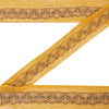 Sanskriti Vintage Sari Border Hand Beaded 1 YD Indian Trim Sewing Saffron Lace