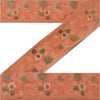 Sanskriti Vintage Sari Border Hand Embroidered 1 Yd Trim Sewing Peach Craft Lace