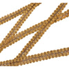 SANSKRITI VINTAGE Border Hand Embroidered 1 YD Indian Trim Ribbon Golden Lace