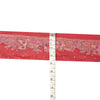 Sanskriti Vintage Sari Border Hand Beaded 1 YD Indian Trim Sewing Red Zari Lace