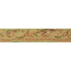 Sanskriti Vintage Suzani Sari Border Hand Embroidered 1 YD Trim Craft Green Lace