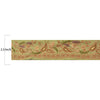 Sanskriti Vintage Suzani Sari Border Hand Embroidered 1 YD Trim Craft Green Lace