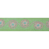 Sanskriti Vintage Sari Border Embroidered 1 YD Trim Sewing Green Craft Deco Lace