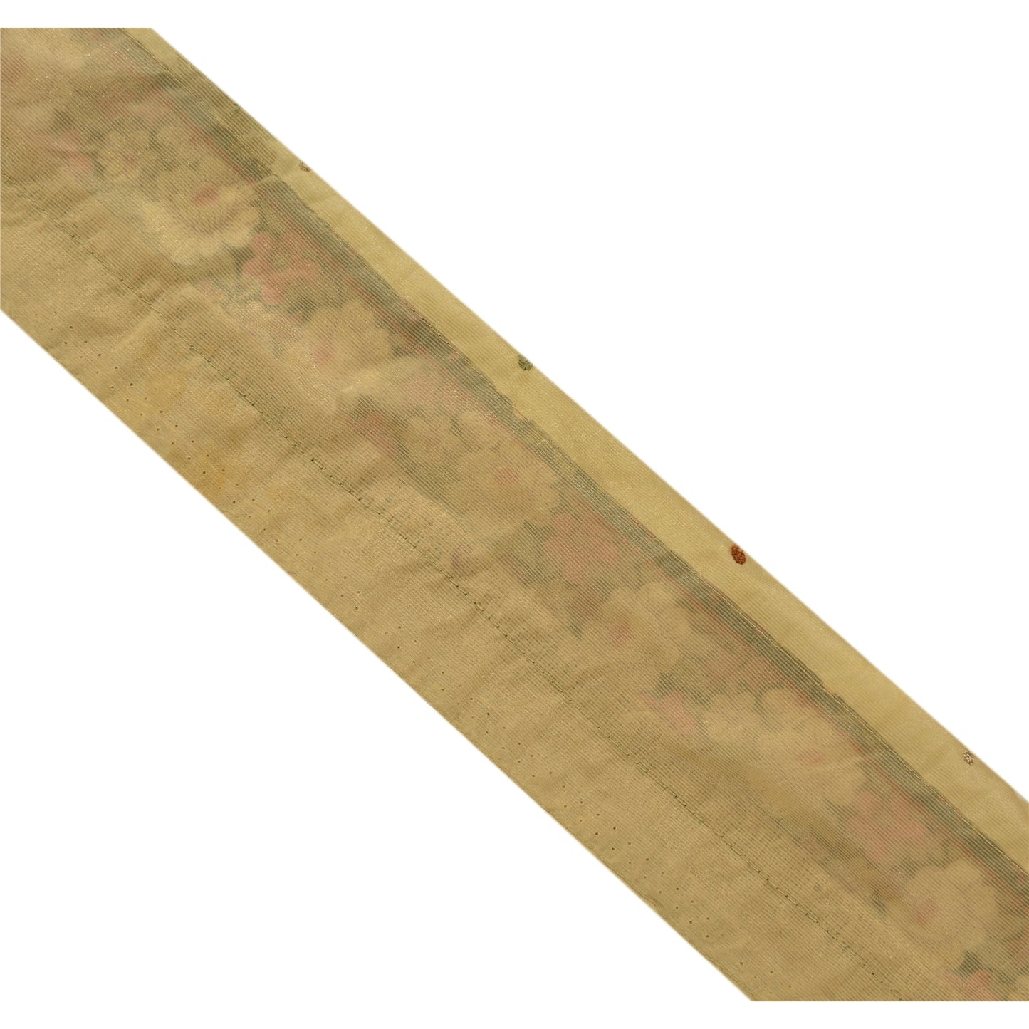 SANSKRITI VINTAGE Border Hand Biseled 1 YD Indian Trim Шитье Кремовое кружево