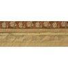 SANSKRITI VINTAGE Border Hand Biseled 1 YD Indian Trim Шитье Кремовое кружево