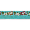Sanskriti Vintage Sari Border Embroidered 1 Yd Trim Sewing Turquoise Craft Lace