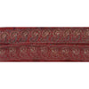 SANSKRITI VINTAGE Border Hand Embroidered 1 YD Trim Sewing Pink Craft Lace