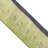 Sanskriti Vintage Sari Border ZariWoven Brocade 1YD Trim Craft Sewing Green Lace