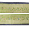 Sanskriti Vintage Sari Border ZariWoven Brocade 1YD Trim Craft Sewing Green Lace