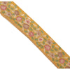 Sanskriti Vintage Sari Border Embroidered 1Yd Trim Sewing Yellow Craft Deco Lace