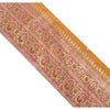 Sanskriti Vintage Sari Border Woven Brocade 1 Yd Trim Craft Sewing Red Zari Lace