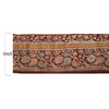 Sanskriti Vintage Sari Border Woven Brocade 1 Yd Trim Craft Sewing Brown Lace