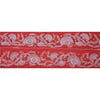 Sanskriti Vintage Sari Border Hand Beaded 1 Yd Indian Trim Sewing Red Decor Lace