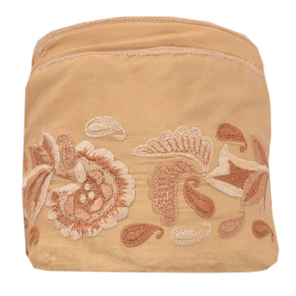 Sanskriti Vintage Border Embroidered 1 Yard Trim Sewing Cream Craft Soft Lace