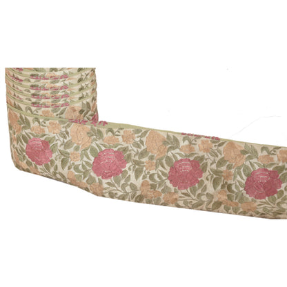 Sanskriti Vintage Parsee Sari Border Embroidered 1 Yard Trim Sewing Craft Lace
