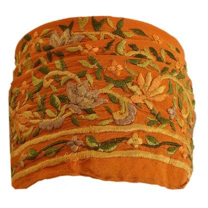 Sanskriti Vintage Saree Border Embroidered 1 Yard Trims Sewing Craft Decor Lace