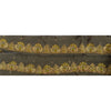 Sanskriti Vintage Sari Border Hand Embroidered 1Yd Indian Trim Ribbon Green Lace
