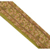 Sanskriti Vintage Sari Border Hand Beaded 1Yd Trim Sewing Green Craft Decor Lace