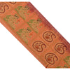 Sanskriti Vintage Sari Border Woven 1 Yd Trim Sewing Peach Craft Pure Silk Lace