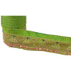 Sanskriti Vintage Sari Border Hand Beaded 1 Yard Trim Sewing Green Decor Lace