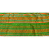 Sanskriti Vintage Sari Border Baluchari 1 YD Indian Trim Sewing Green 4.5W Lace