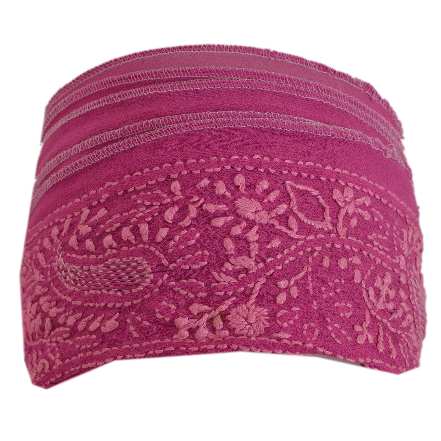 Sanskriti Vintage 1 Yd Sari Border Handmade Chikankari Trim Sewing Lace