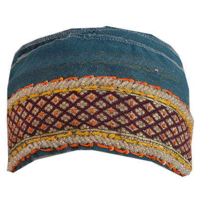 Sanskriti Vintage Sari Border Hand Beaded 1 Yd Indian Trim Sewing Craft Lace