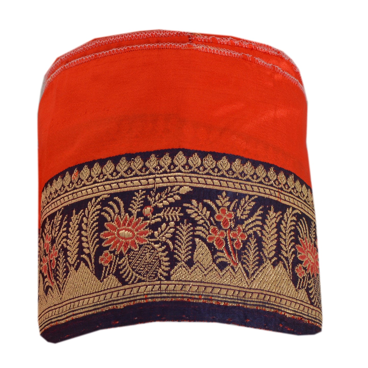 Sanskriti Vintage Sari Border Woven Brocade 1 Yd Trim Craft Sewing Purple Lace