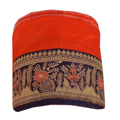 Sanskriti Vintage Sari Border Woven Brocade 1 Yd Trim Craft Sewing Purple Lace