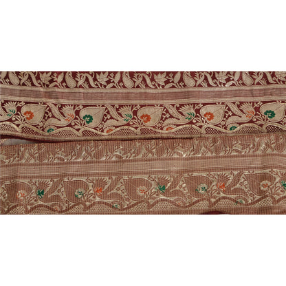 Sanskriti Vintage Sari Border Woven Brocade 1 Yd Trim Craft Sewing Lace