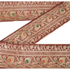 Sanskriti Vintage Sari Border Woven Brocade 1 Yd Trim Craft Sewing Lace